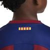 Nike Kids Soccer Jersey Logo Print Striped Color Block Short Sleeve Kids Tops Blue DX2761-456