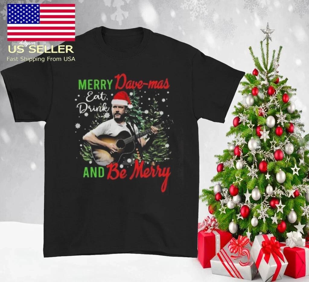 Dave Matthews Band Merry Christmas Be Merry black shirt 12