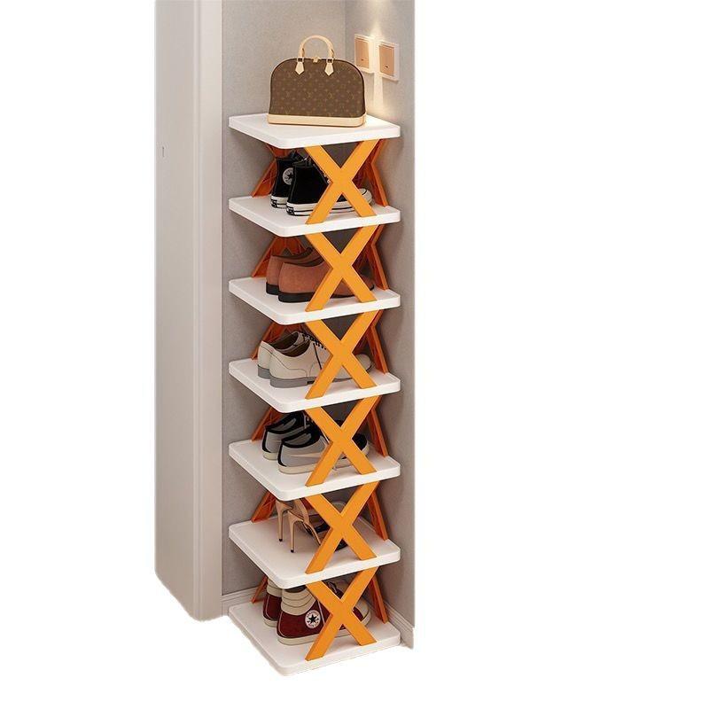 Compact Removable Shoe Rack - Space-Saving Indoor Storage Cabinet for Dorms and Doorways