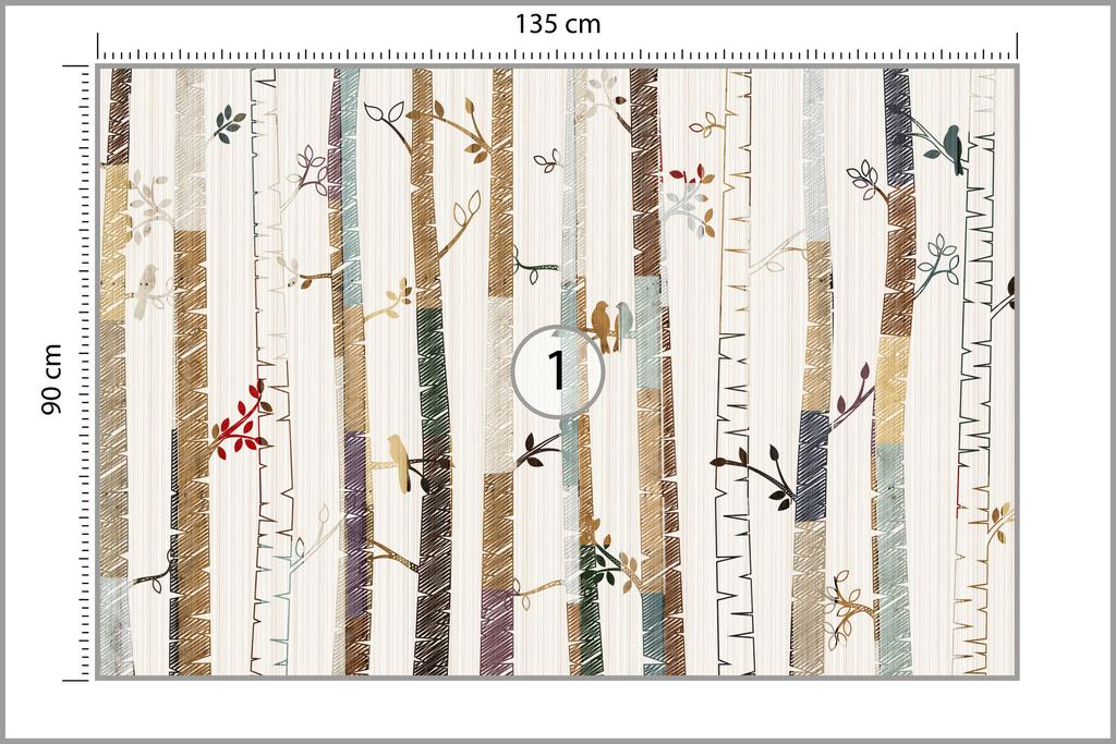 Photomural Forest Non-Woven 135x90