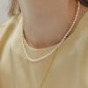 [Hei] Essential Oval Pearl Necklace