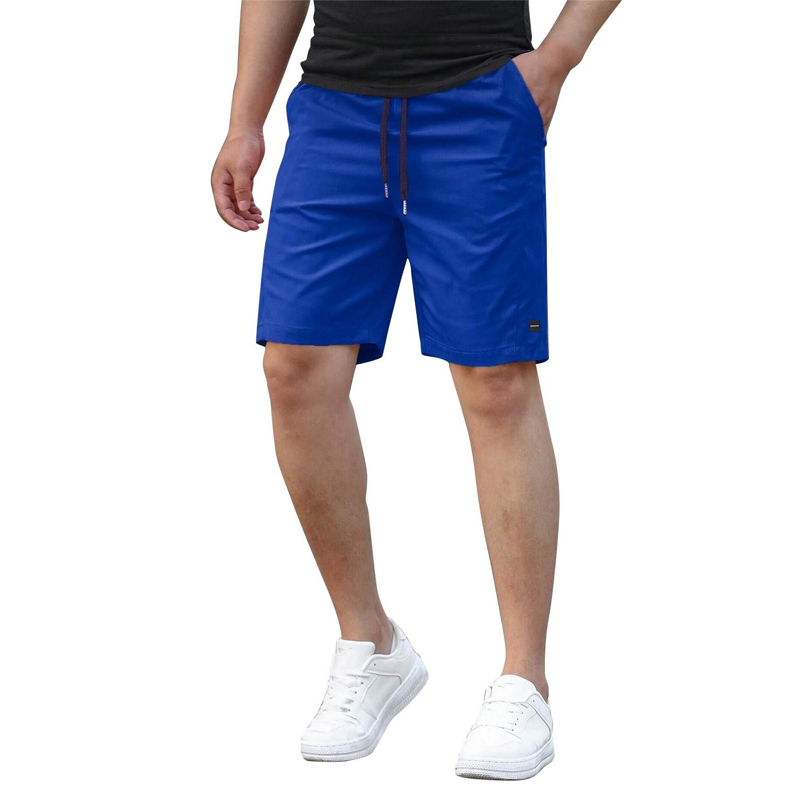 

Мужские летние однотонные шорты на шнурке, мужские повседневные спортивные шорты XL