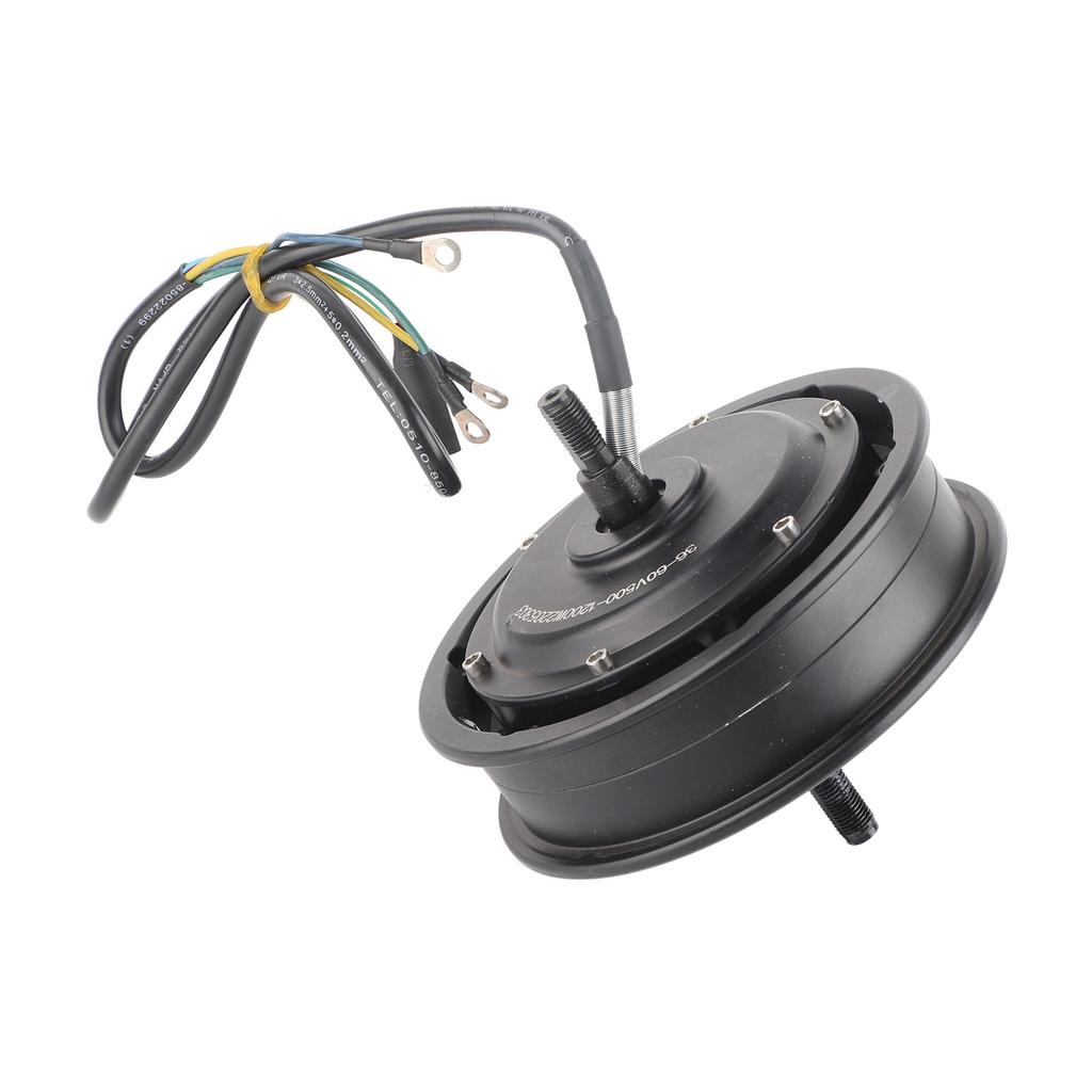 10in Brushless Disc Brake Wheel Hub Motor 1200W 1250RPM IP54 Waterproof for Electric Bike Scooter Motorcycle