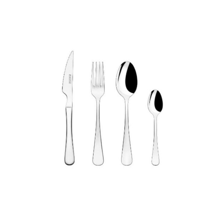 Set di Posate - Monix - Acciaio Inossidabile - 24 Pezzi - Lavabile in Lavastoviglie - Finitura Lucida
