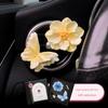 2026 New Butterfly Car Air Freshener Perfume Car Vent Decoration for Girls Flower Car Interior Accessories Diffuser Stone