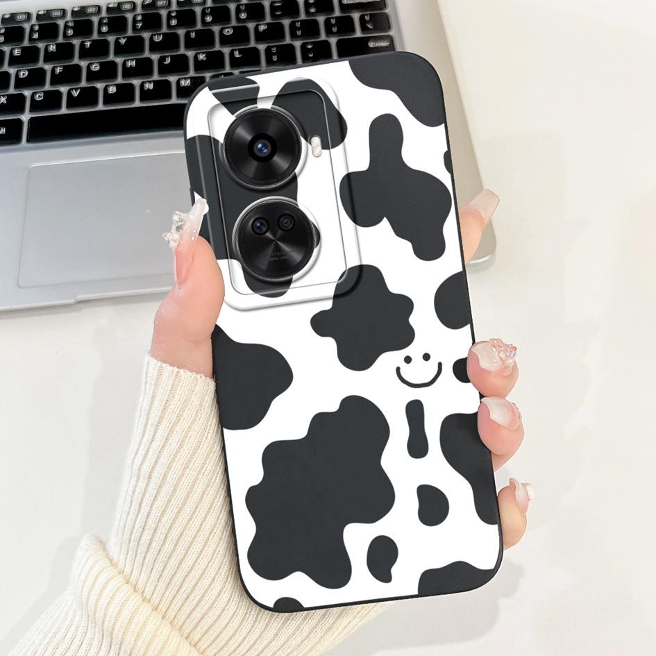 Nova 12 SE Hülle Für Huawei Nova 12 SE Cover 2024 Mode Bemalt Flüssigsilikon Anti-Fall Schutz Stoßfänger Für Nova 12SE Funda