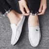 Large Size 39-46 Leather Mules Mens Backless Loafers Slippers Half Shoes For Men Closed Toe Sandals Man Semi-Drag Casual Shoes
