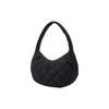 New MLB Polyester Cloud Bag, Dumpling Bag, Shoulder Bag, Hobo Bag, Handbag, Shoulder Bag Tubas Women's Black 3ABQL0936-50BKS