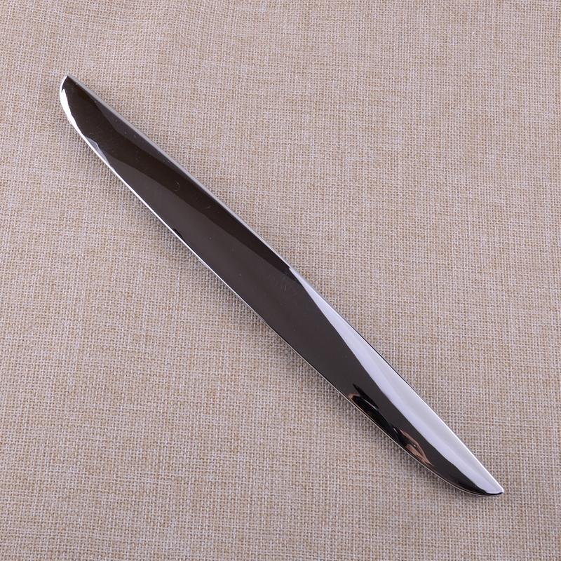 1 Pair 51137117241 51137117242 Left & Right Chrome Front Hood Grille Molding Cover Trim Fit for BMW 3-Series 330i E90 E91 2007