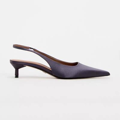 Fashion 2025 Autumn New Brand Women Sandal Shoes Fashion Pointed Toe Shallow Slip On Slingback Shoes Thin Low Heel Pumps