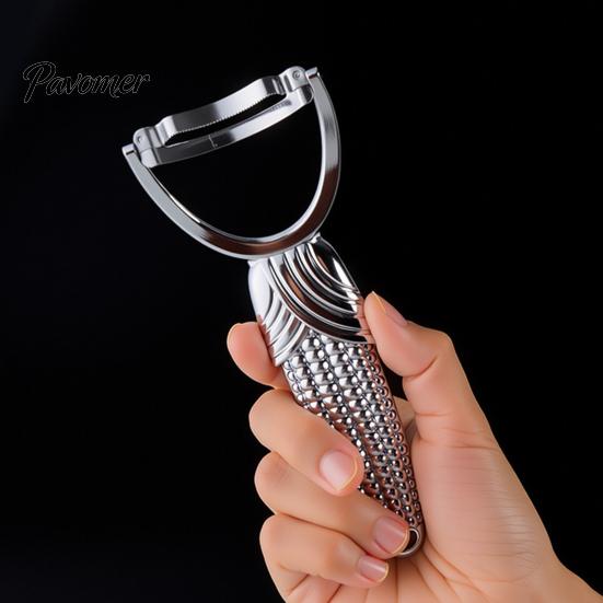 Portable Corn Peeler Manual Peeler, Zinc Alloy Kernel Stripper with Serrated Blade, on Thresher The Cob Tool for Fresh Corn, Kitchen Gadget BBQ Salad