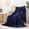 Solid Color Flannel Blanket - Cozy Air Conditioning or Office Nap Blanket