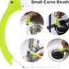 9Pcs Groove Cleaner Brush Set Multipurpose Hand-held Cleaning Brush Deep Cleaning Reusable Tile Joint Scrub Brush NEW