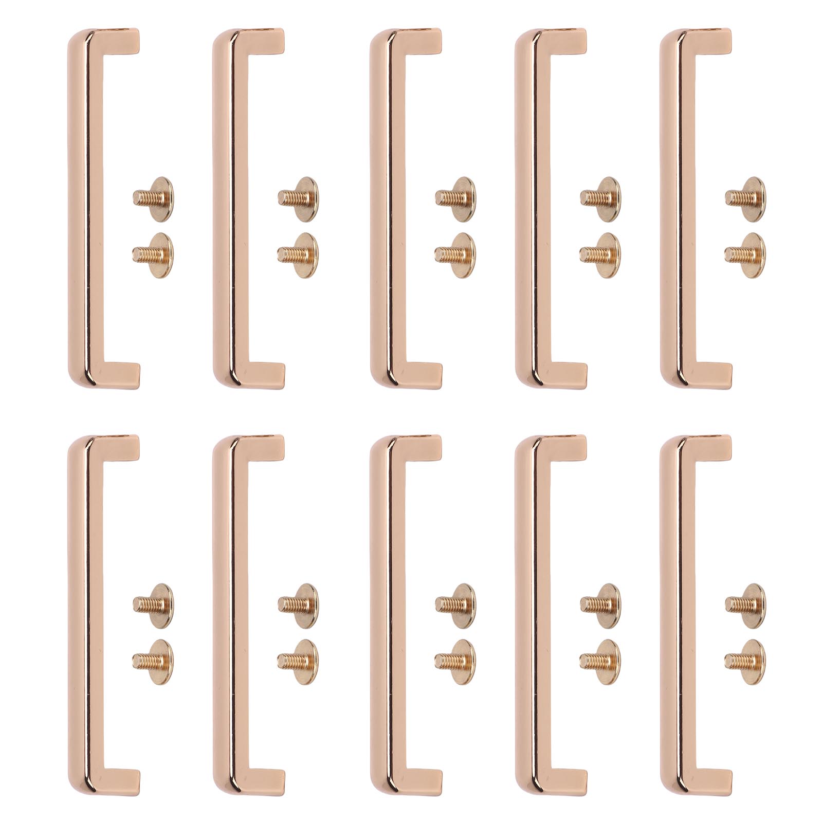 

10 шт. 51x7x7,5 мм арочная пряжка для моста, простая установка, соединительная пряжка для ремней и сумок золотой