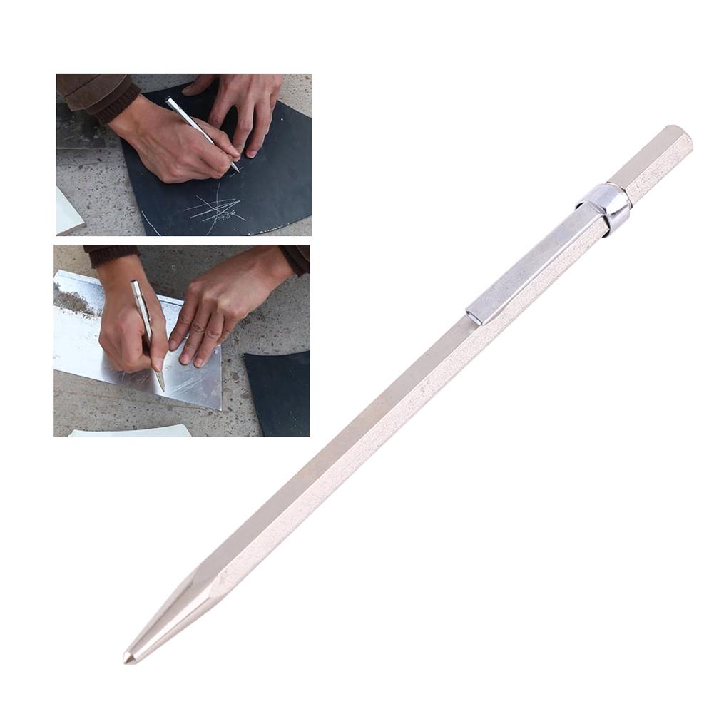 Carbon Steel Tip Pocket Scriber Pen Scribing Tool Marking Lines For Glass Tiles