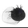 Retro Sinamay Headband Fascinator Wedding Ascot Hat Hatinator Birdcage Veil