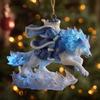 Animal Christmas Ornaments 2D Flat Acrylic Seasonal Decoration Hangable Holiday Decorations For Xmas Tree Hanging Pendant Decor