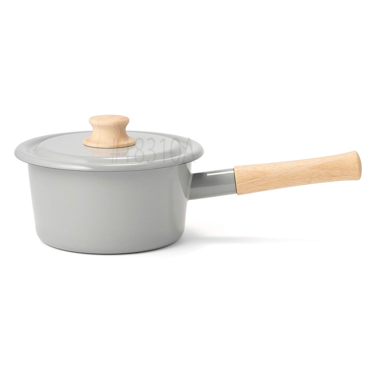 

Fuji Enamel Saucepan, Light Gray, 16cm, Induction Compatible, Cotton Series, CTN-16S.LG