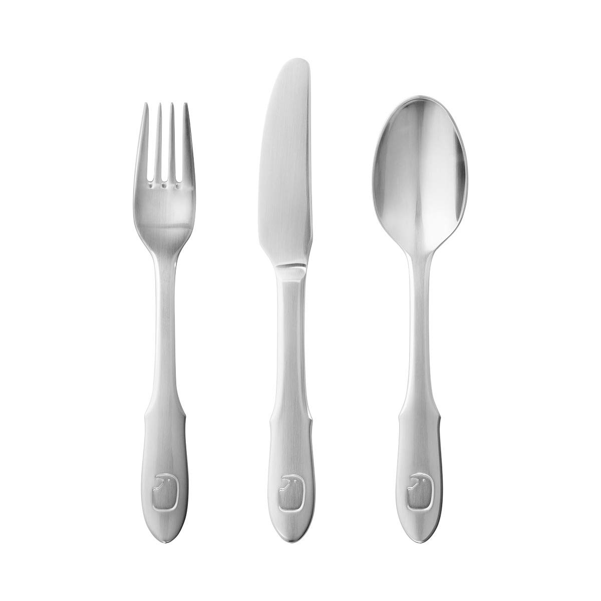Japan Select–Hinokata Georg Jensen Bestekset Voor 3580068 Kinderen, Set Van 3 Stuks, Olifant, Zilver, Ca.. 17cm,