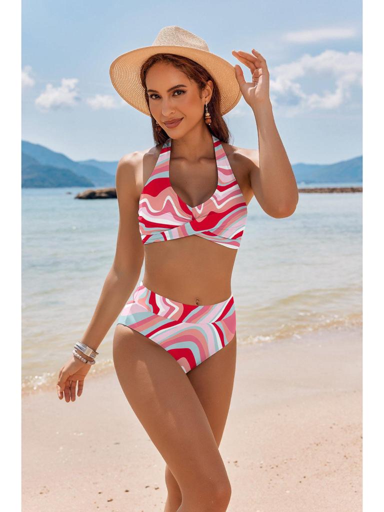 2025 Europäische & Amerikanische Damenmode Print Bikini - Sexy Urlaubsstrand Bademode