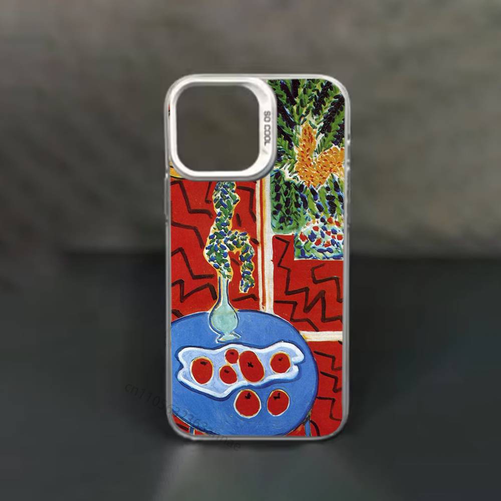 Henri Matisse Art Painting Phone Case for iPhone 15 16 Pro Max Air SE 11 13 Pro 14 Plus 12 11Pro 15Pro Max 16e Cover