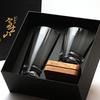 [Premium Gift Set] Tajima Glass Fuji Mountain Glass Set (with a Shimmering Mount Fuji Design At the Bottom) / Fuji Mountain Rock Glass / Fuji Mountain