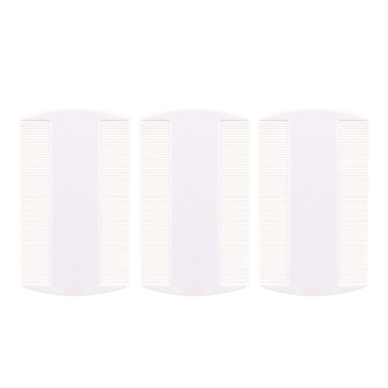 3Pcs Double Side Comb Sided Head Lice Comb Protable Fine Tooth Head Lice Flea Nit Hair Combs For Styling Tools Hair Comb