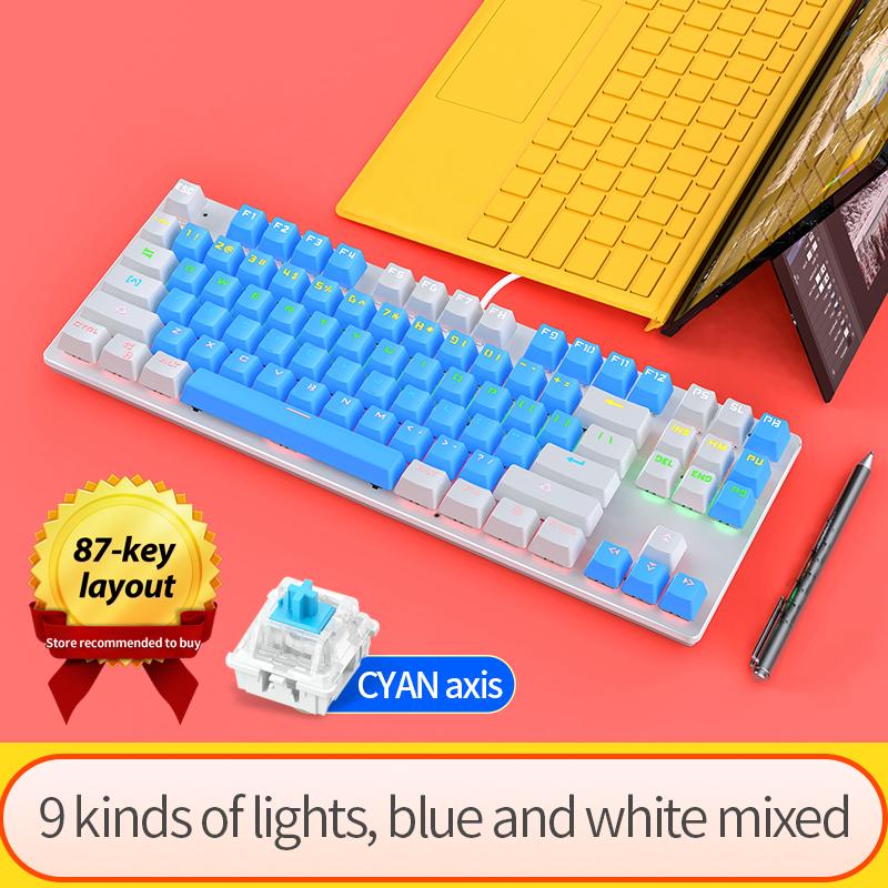 Popular  K400 Wired Mechanical Keyboard RGB Backlit Computer Gaming Keyboard Mechanical for  Games