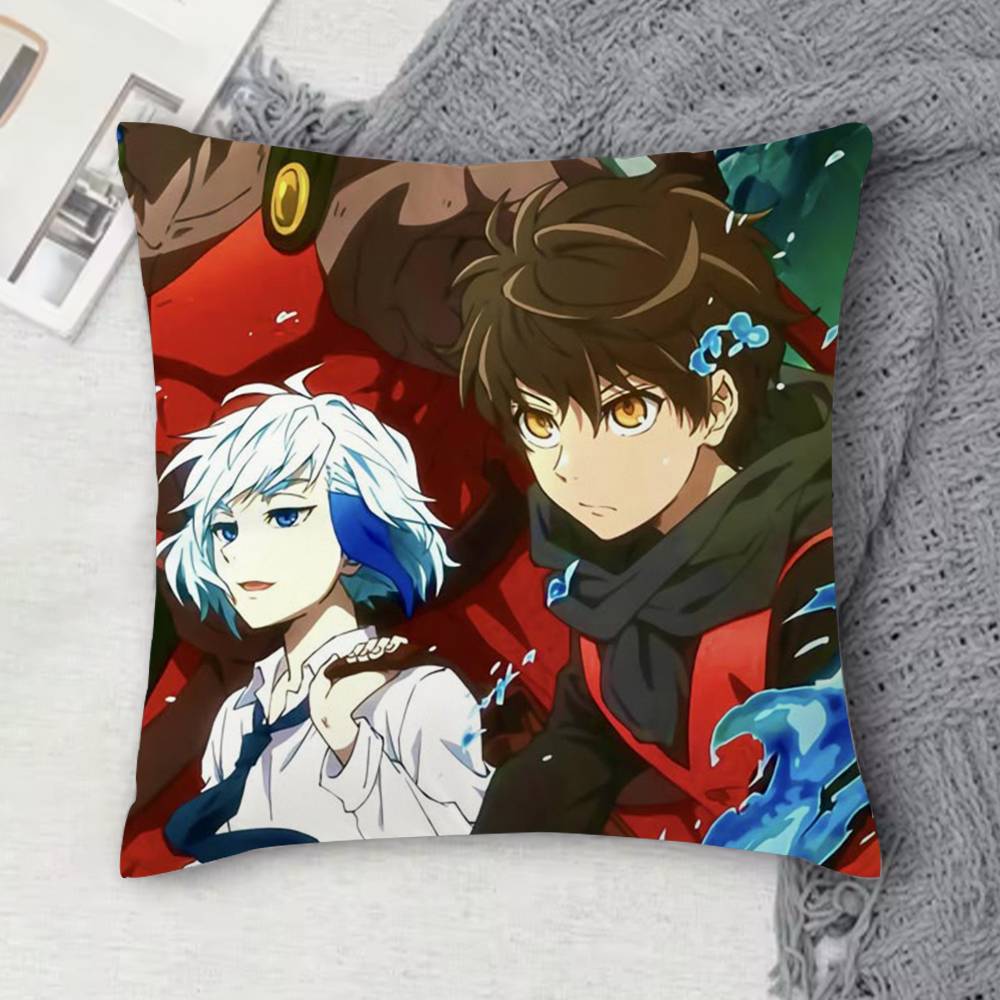 Tower of God Doublesided Printed Square Decorative Cushion Cover for Sofa Living Room Home Decor