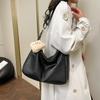 New student class retro solid color bag women's fashion casual shoulder crossbody large capacity commuter bag