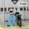 Moreart 164 Miniature Figure & Motorcycle Set MO222160 (Model Girl, Model Diorama, Miniature Car) [Used]