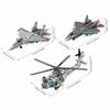 Non-Toxic Sembo 1814Pcs Armed Aircraft Building Blocks Kits Moc Helicopter Models Fighter Assembly Bricks Birthday Gift Kids Toys For Children