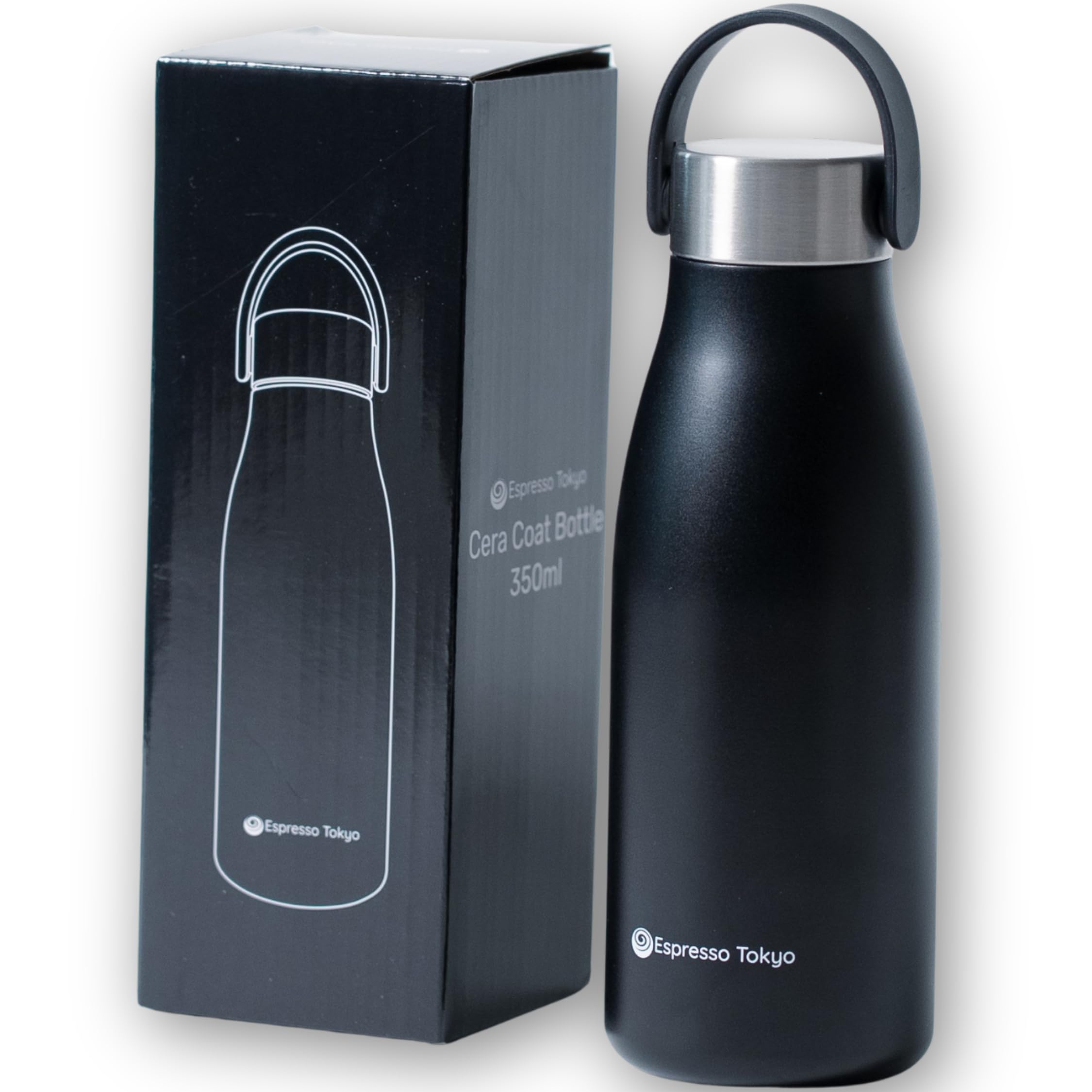 

Espresso Tokyo Cerakote Bottle, Ceramic Coated, Dishwasher Safe, Keeps Coffee Hot or Cold, Keeps Coffee Fresh, Lightweight (350ml)