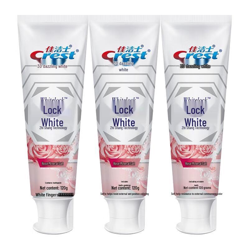 Crest 3D White Rose Mineral Salt Toothpaste