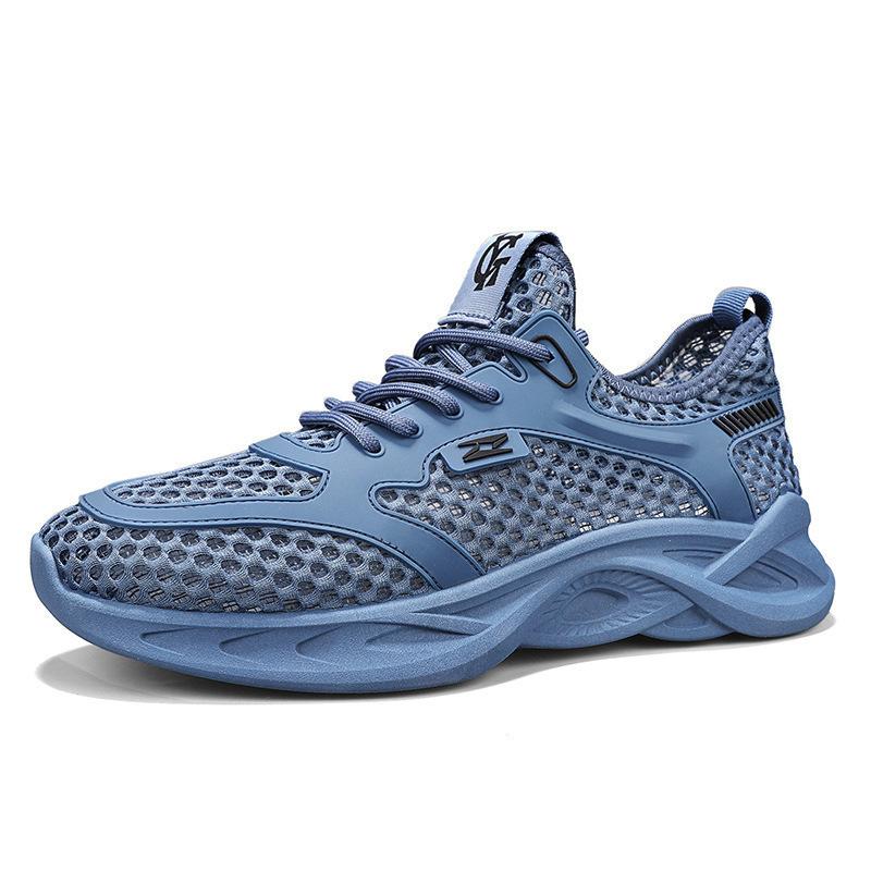 New design men's mesh breathable soft sole sports casual shoes hollow hole outdoor men's trend men's shoes