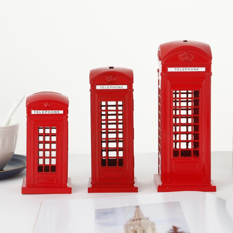 Retro British Phone Booth Money Box and Photography Prop