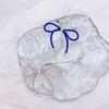 Adorable Phone Charm Chain Ornament Glass Beaded Bowknot Keychain Pendant Piece
