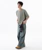 FILLUMINATE Semi-Crop Tone-On-Tone Striped T-Shirt - 3 Colors