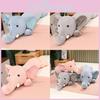 Almofada de Pelúcia de Elefante Adorável com Orelhas Grandes Brinquedo Macio Recheado Para Decoração de Quarto Infantil