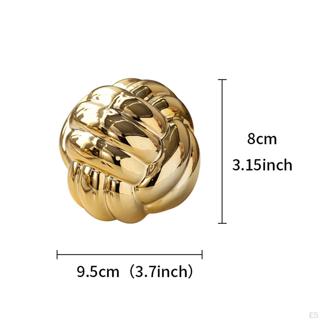 Estetisk Skulptur Keramisk Figur Bursdagsgave Knute Statue Garnnøste Ornament til Bokhylle