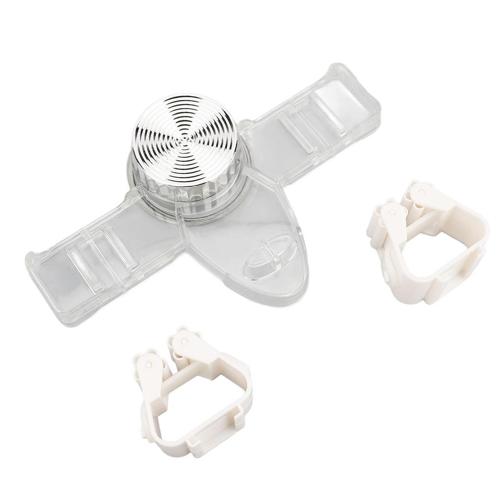 Broom and Mop Holder Suction Cup Wall Mounted PET 2 Hangers Broom and Mop for Bathroom Kitchen Garden Laundry Room