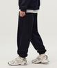 TOPBOY [Non-Fleece Or Fleece-Lined] Essential Elastic Waist Sweat Jogger Pants Navy