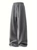 Versatile wide-leg pants for men and women, new loose straight-leg pants, spring and autumn, casual sports outdoor wide-leg sweatpants