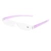 Ultra-Light Transparent Resin Reading Glasses with Pen Holder - Portable Jelly Color Eyewear for Men and Women