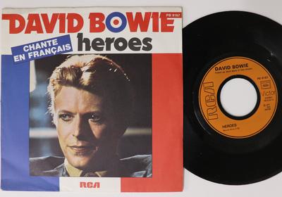 7inch Record DAVID BOWIE - Heroes / V2 Schneider PB9167 RCA VICTOR 1977 France Rock Used