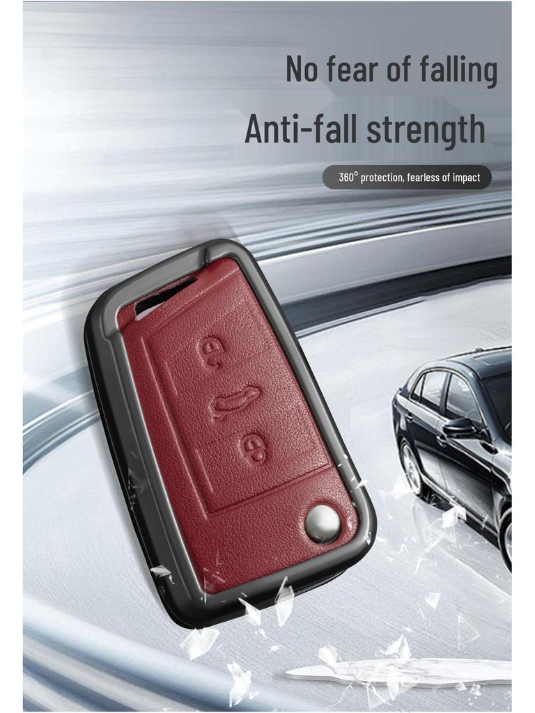 Volkswagen Key Covers: Compatible with Magotan, Passat, CC, Sagitar, Polo, Tharu, Tayron, Lavida, Tiguan L, T-Roc.