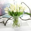 10Pcs  34cm Artificial Floral Tulip Bouquet Real Touch Flowers for Home Decoration Wedding Decor
