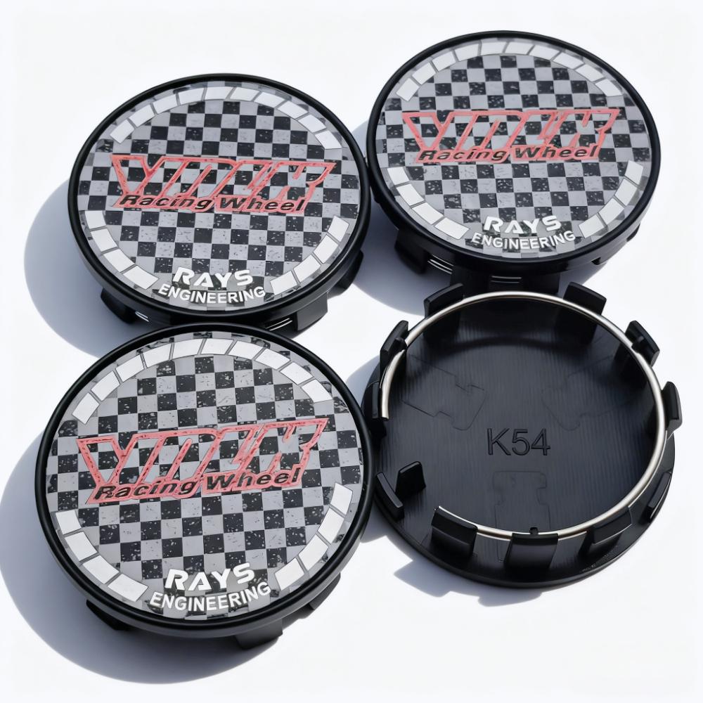 

4pcs VOLK Racing Logo Emblem Car Wheel Center Caps 54MM 50MM Wheels Hub Cap RAYS Badge Rim Hubcaps Cover Replace Car Accessories VOLK Rays Badge&4pcs K54 Wheel Caps