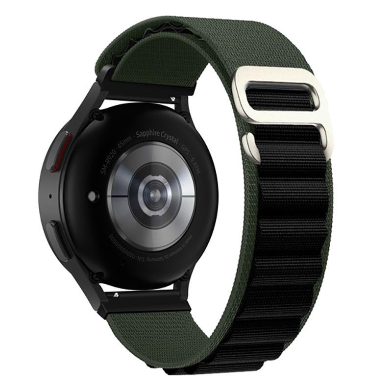 Compatible with Huawei GT6/5/4 Pro and Samsung Watch7/6, 22mm Universal Alpine Nylon Loop Strap.
