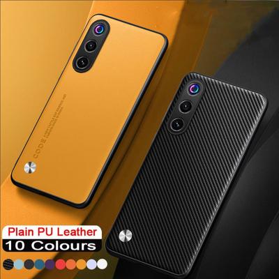 Coque pour ZTE Nubia RedMagic 10 Air en fibre de carbone et cuir PU mat pour ZTE RedMagic 10 Pro Plus 9s 9Pro + coque souple antichoc
